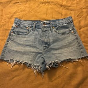Madewell relaxed denim shorts